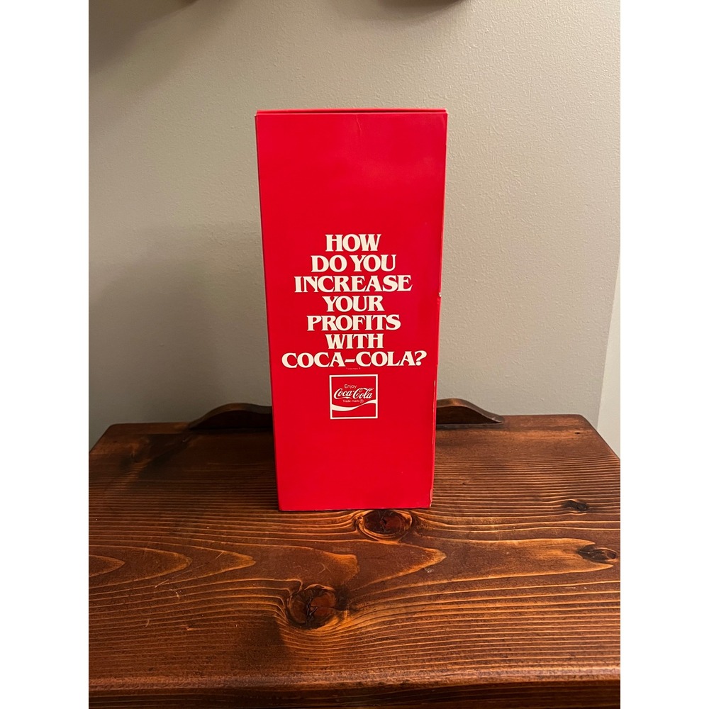 Coca-Cola Tiffany Style Marketing Kit Red Excellent Vintage Cups Display